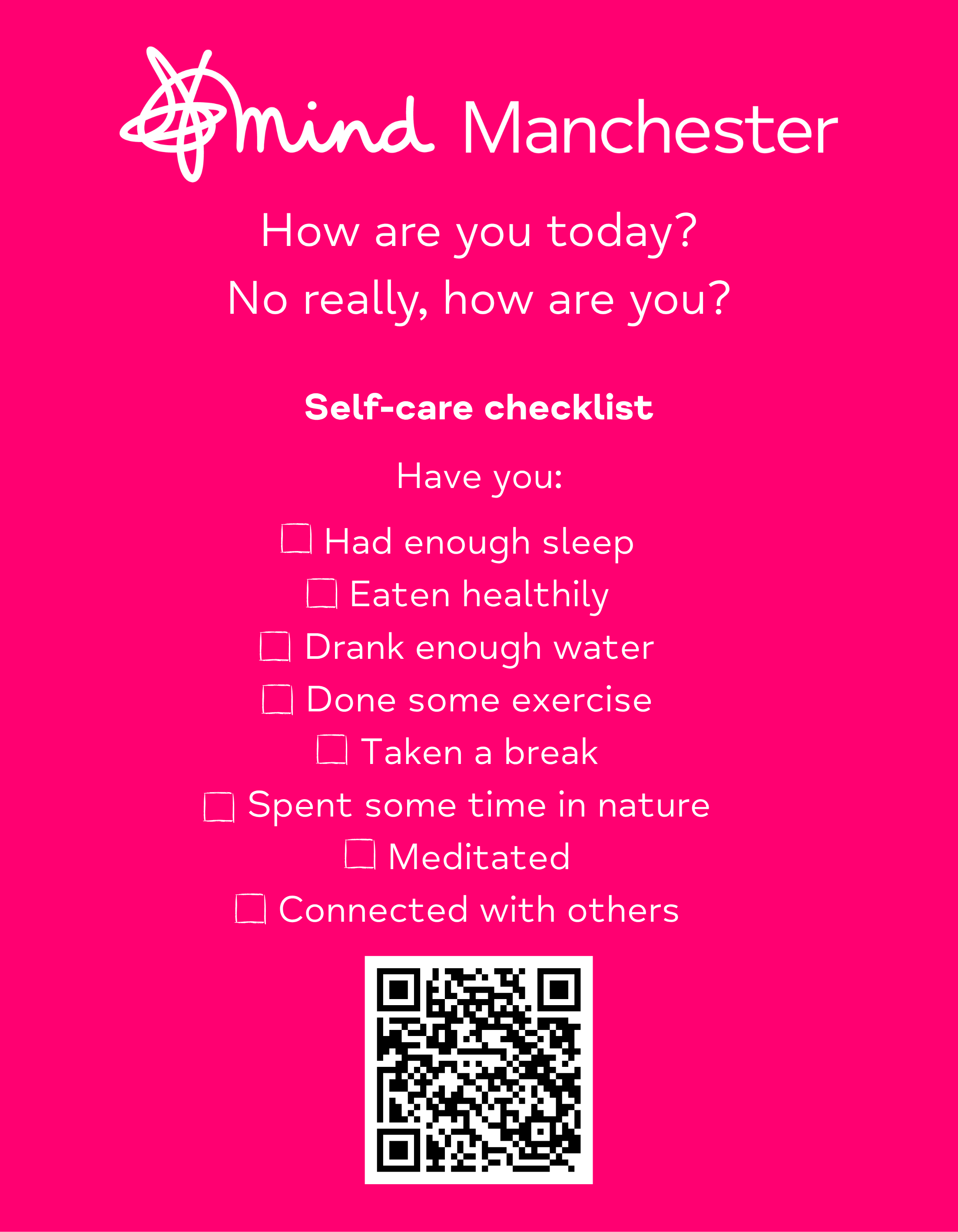 Self Care Checklist